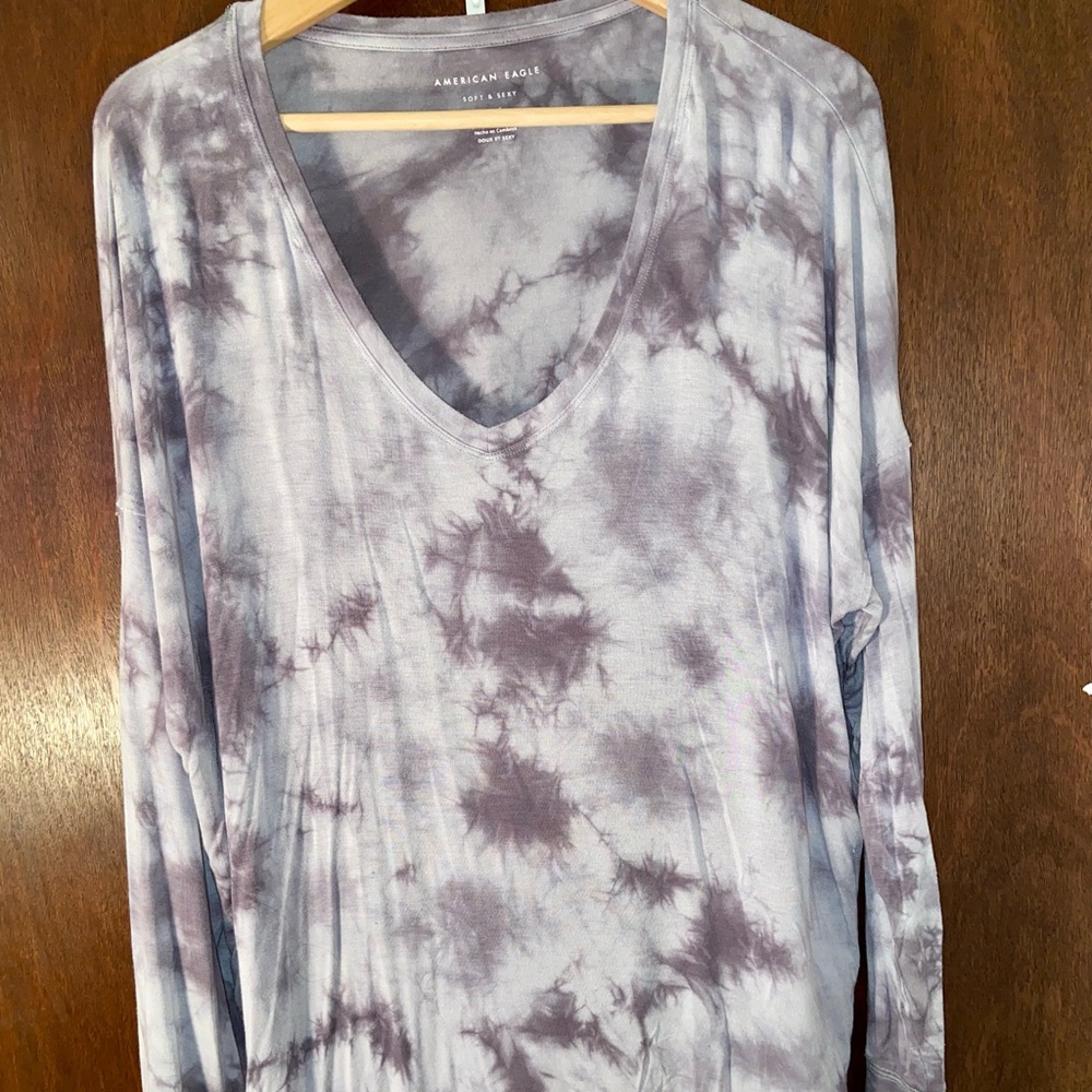 AE Women’s Tie-Dye Soft & Sexy Long Sleeve